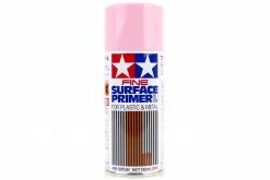 87146 | Tamiya Pink Fine Surface Primer Large Spray For Plastic & Metal 180ml